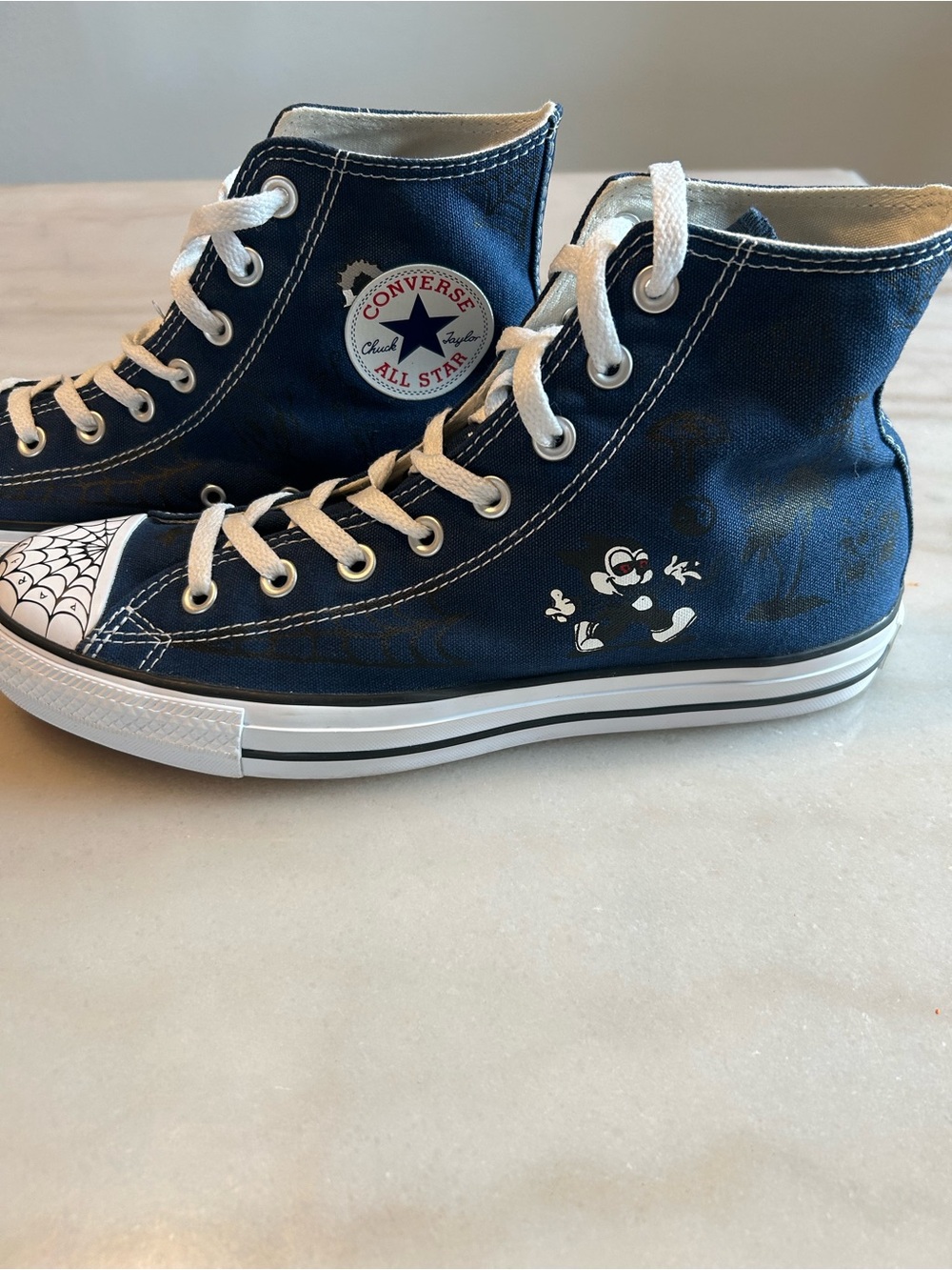 Converse Chuck Taylor Sean Pablo Navy Blue High Top Sneakers Men Size 8.5/W 10.5